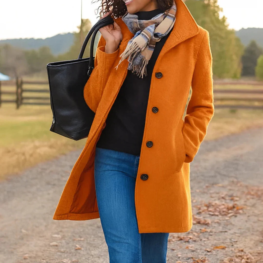Cappotto Curvera arancione