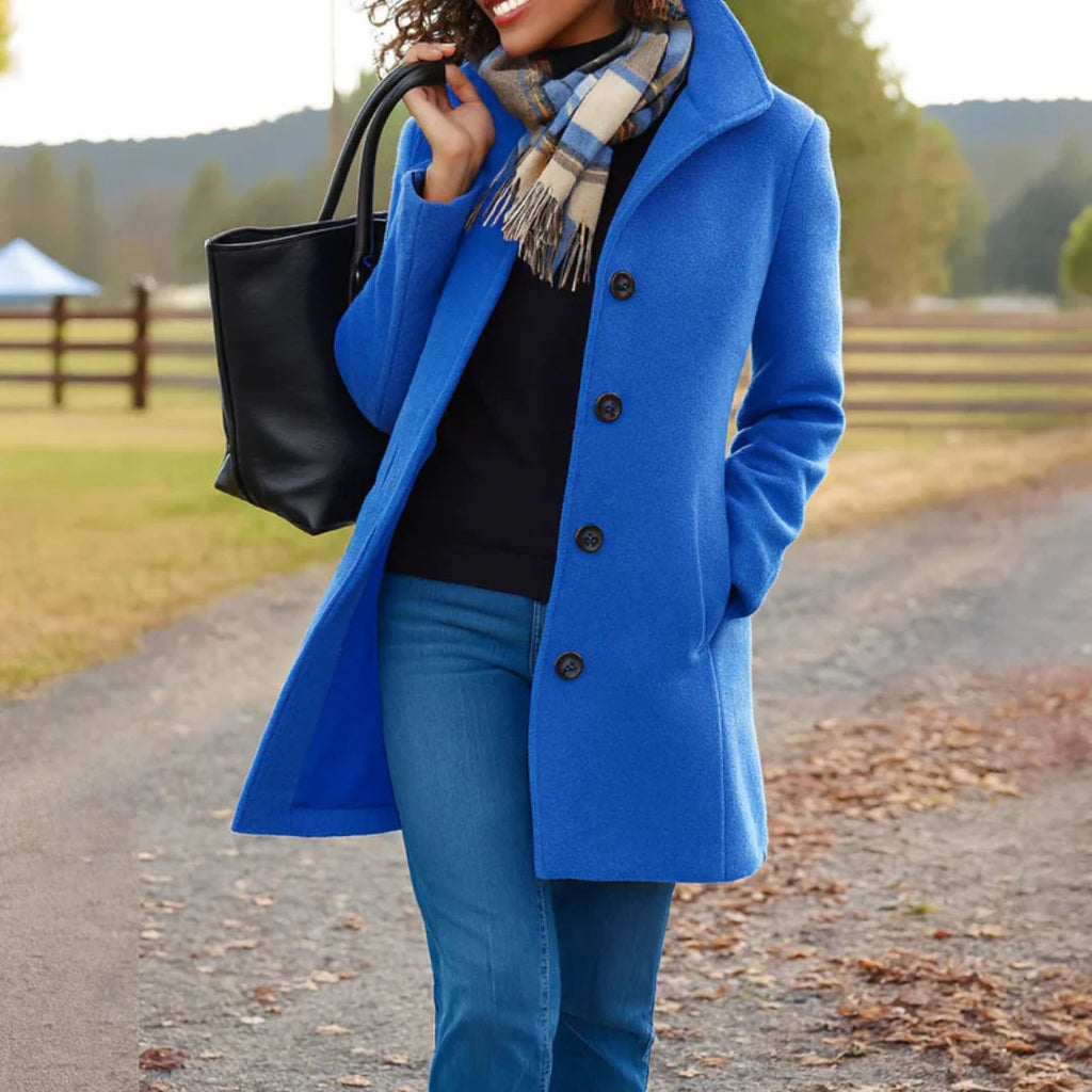 Cappotto Curvera blu