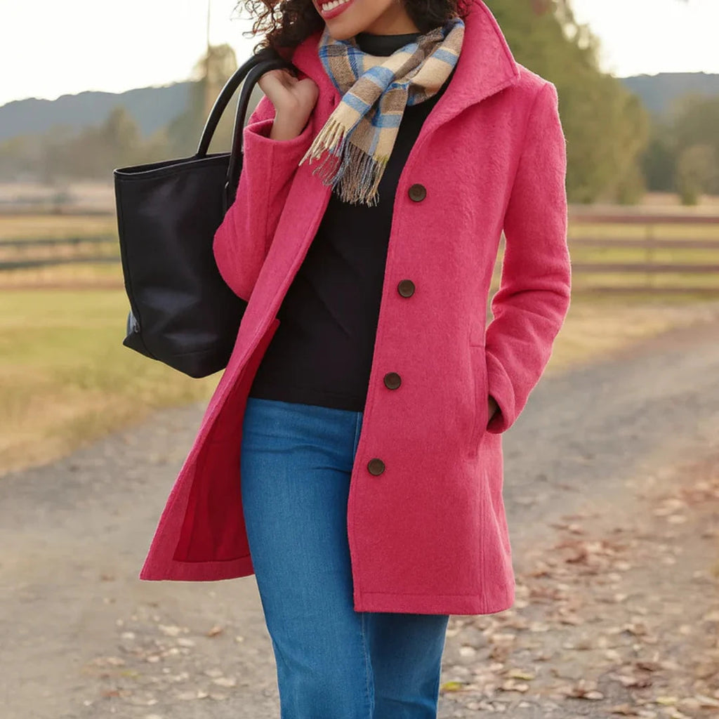Cappotto Curvera rosa