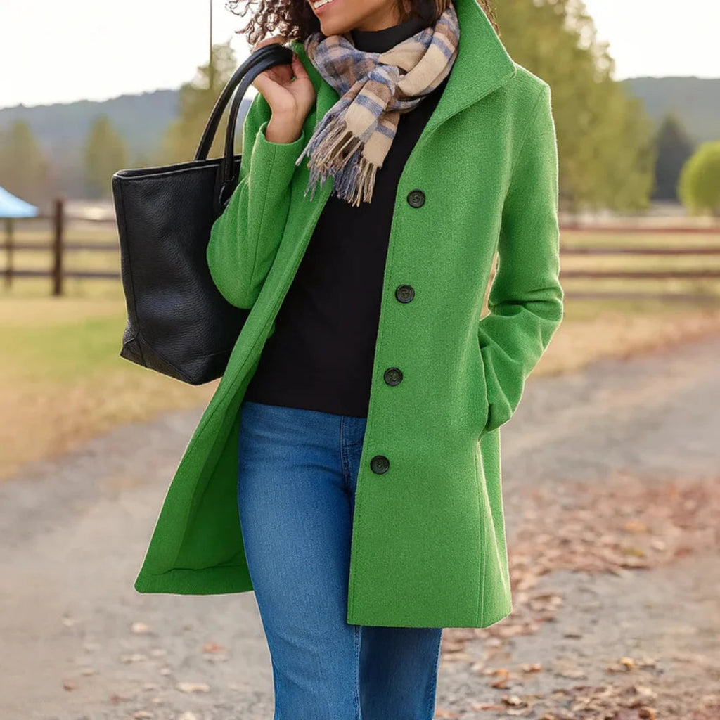Cappotto Curvera verde chiaro
